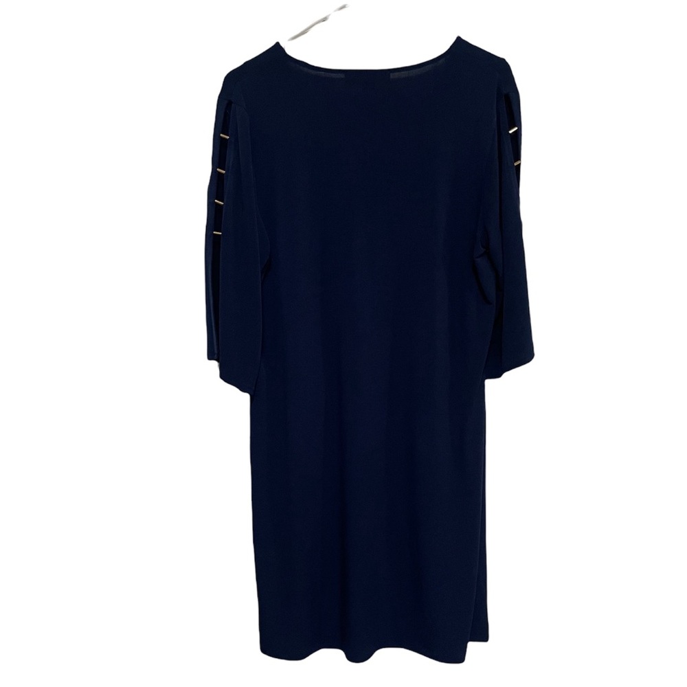 Michael Kors Navy Straight cut dress size large - Picture 3 of 6